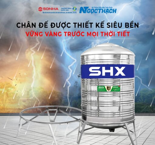 Chân đế to, siêu bền – Vững vàng trước mọi thời tiết