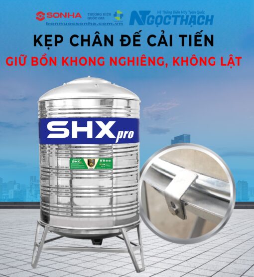 Kẹp chân đế cải tiến – Giữ bồn không nghiêng, không lật