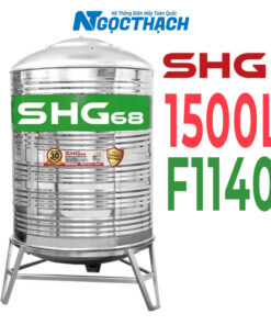 Bồn Inox Lộc Phát Siêu Chống ăn Mòn 1500l Đứng Shg68d1500f1140 Sơn Hà Xanh