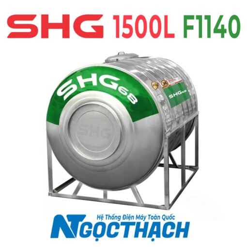 Bồn Inox Lộc Phát Siêu Chống ăn Mòn 1500l Ngang Shg68n1500f140