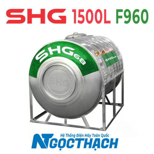 Bồn Inox Lộc Phát Siêu Chống ăn Mòn 1500l Ngang Shg68n1500f960