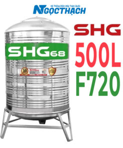 Bồn Inox Lộc Phát Siêu Chống ăn Mòn 500l Đứng Shg68d500f720 Sơn Hà Xanh
