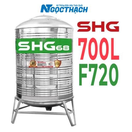 Bồn Inox Lộc Phát Siêu Chống ăn Mòn 500l Đứng Shg68d500f720 Sơn Hà Xanh (sao Chép)