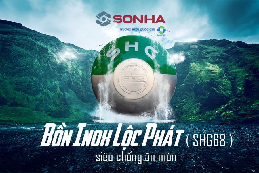 Bồn Inox Lộc Phát Siêu Chống ăn Mòn 5000l Ngang Shg68n5000f1420