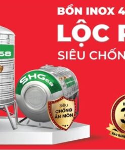 Bồn Inox Lộc Phát Siêu Chống ăn Mòn 500l Đứng Shg68d500f720 Sơn Hà Xanh
