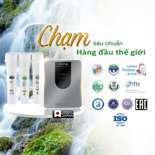 Máy Lọc Nước Ion Kiềm Giàu Hydro Geyser Ecotar 9 Pro