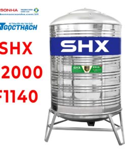 Bồn Nước Inox Sơn Hà Xanh Shx 2000l Đứng (Φ1140)