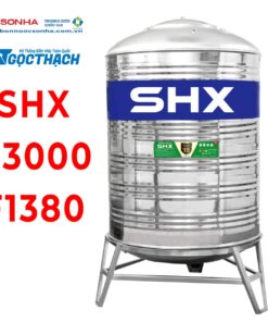 Bồn Nước Inox Sơn Hà Xanh Shx 3000l Đứng (Φ1380)