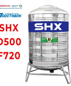 Bồn Nước Inox Sơn Hà Xanh Shx 500l Đứng (Φ720)