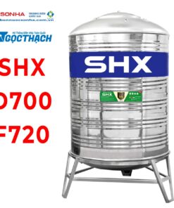 Bồn Nước Inox Sơn Hà Xanh Shx 500l Đứng (Φ720) (sao Chép)