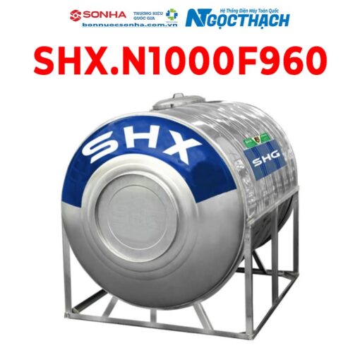 Bồn Nước Inox Sơn Hà Xanh Shx 700l Ngang (Φ720) (sao Chép)
