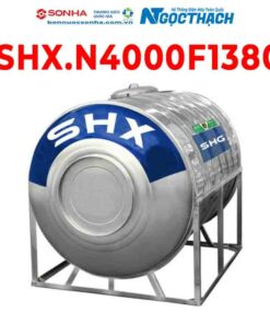Bồn Nước Inox Sơn Hà Xanh Shx 4000l Ngang (Φ1380)