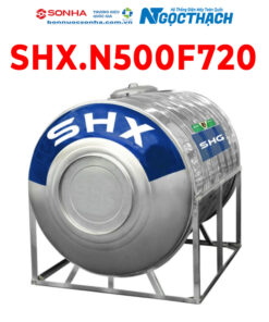 Bồn Nước Inox Sơn Hà Xanh Shx 500l Ngang (Φ720)