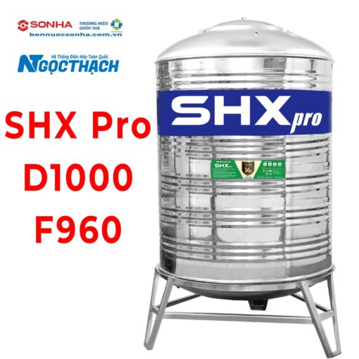 Bồn Nước Inox Sơn Hà Xanh Shx Pro 500l Đứng (Φ720) (sao Chép)