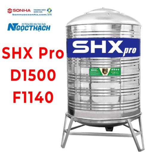 Bồn Nước Inox Sơn Hà Xanh Shx Pro 1500l Đứng (Φ960) (sao Chép)