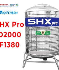 Bồn Nước Inox Sơn Hà Xanh Shx Pro 2000l Đứng (Φ1140) (sao Chép)