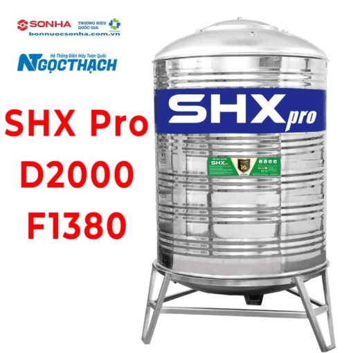 Bồn Nước Inox Sơn Hà Xanh Shx Pro 2000l Đứng (Φ1140) (sao Chép)