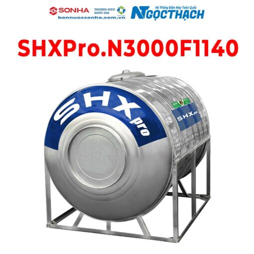 Bồn Nước Inox Sơn Hà Xanh Shx Pro 2500l Ngang (Φ1140) (sao Chép)