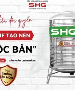 Bồn Inox Lộc Phát Siêu Chống ăn Mòn 500l Đứng Shg68d500f720 Sơn Hà Xanh