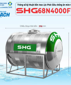 Bồn Inox Lộc Phát Siêu Chống ăn Mòn 4000l Ngang Shg68n4000f1380 (sao Chép)