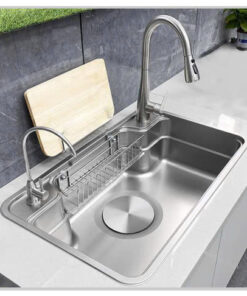 Chậu Rửa Bát Inox 304 1 Hố Kiểu Nhật Bản 7848d 78x48 Cm