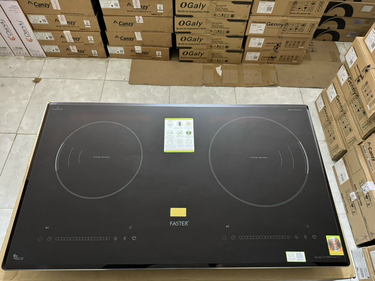 Bếp Từ đôi Faster Fs 9989in Seri 6.0 Nhập Khẩu Malaysia