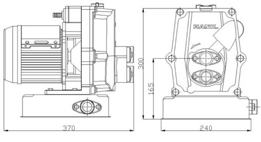Máy Bơm Hút Giếng Khoan Hanil Pc 268w