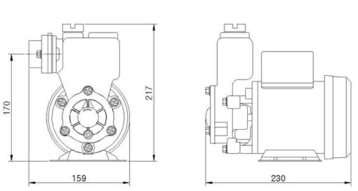 Máy Bơm Nước Chân Không Hanil Pdw 132 (125w)