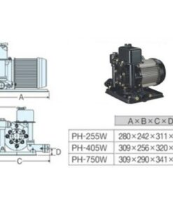 Máy Bơm Nước Chân Không Hanil Hp 405w (500w)
