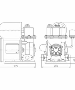 Máy Bơm Nước Chân Không Tăng Áp Hanil Ph 260a