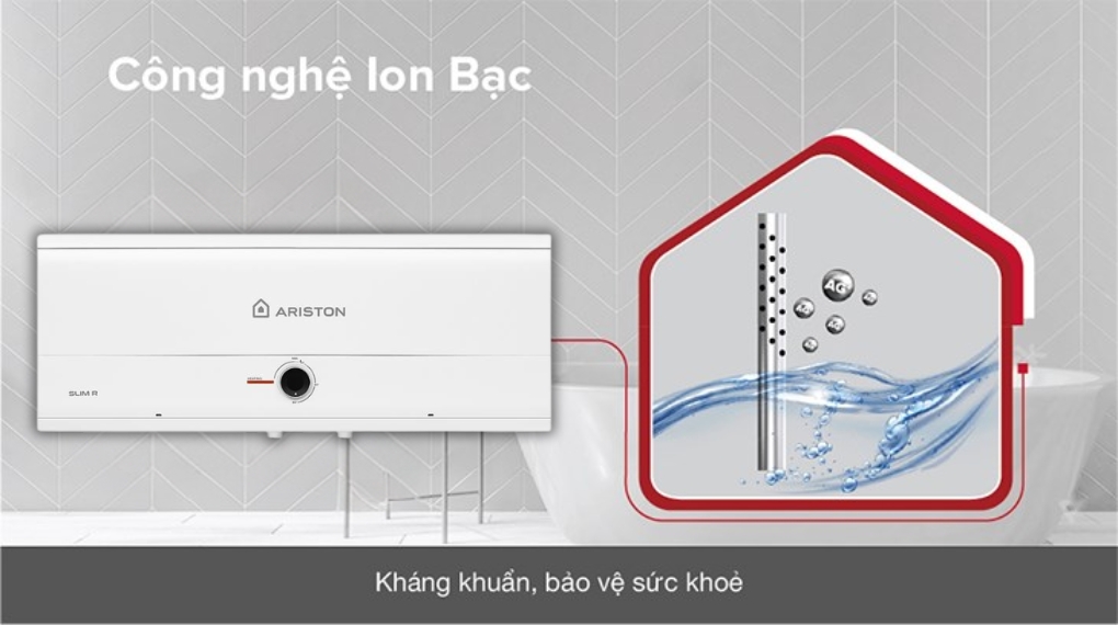 Máy Nước Nóng Gián Tiếp Ariston 20 Lít 2500w Slim3 20r