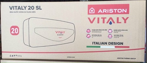 Bình Nóng Lạnh Ariston Vitaly 20 Slim (bình Ngang 20l)