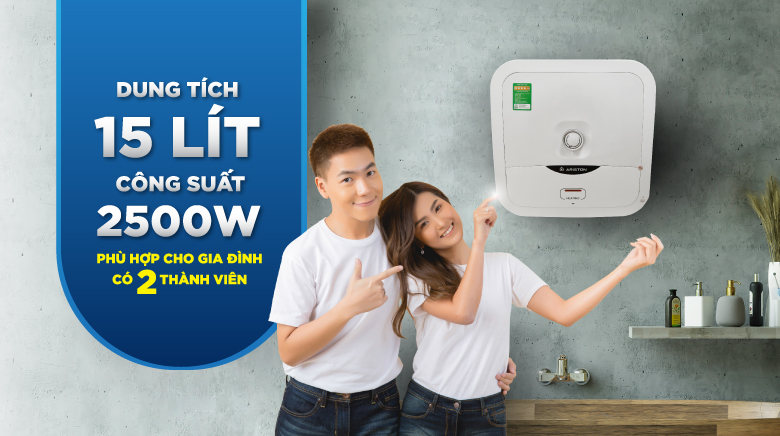 Bình Nóng Lạnh Ariston 15l Vuông An2 15r