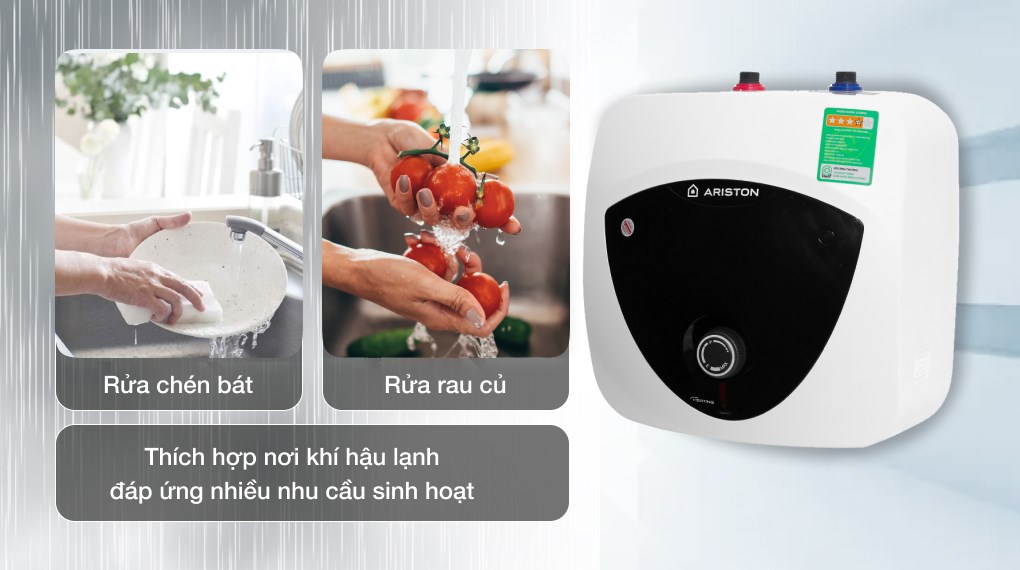 Bình Nóng Lạnh Ariston 6l An Lux 6 Ue 1.5 Fe
