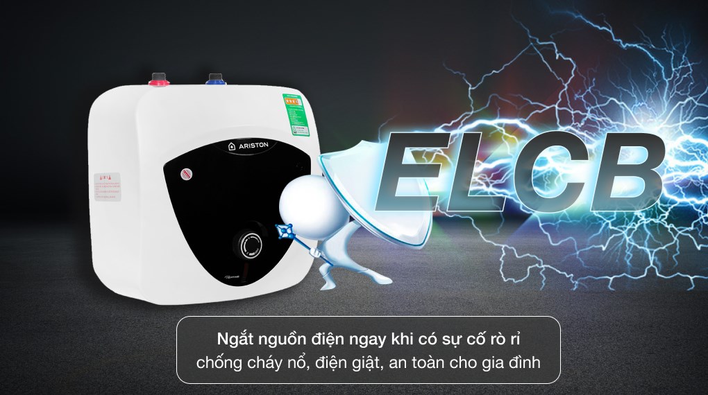 Bình Nóng Lạnh Ariston 6l An Lux 6 Ue 1.5 Fe