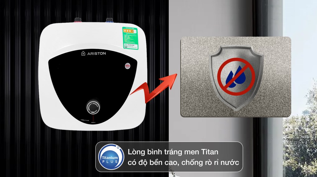 Bình Nóng Lạnh Ariston 6l An Lux 6 Ue 1.5 Fe