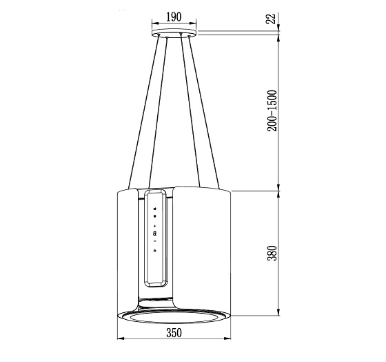 Máy Hút Khử Mùi Treo độc Lập Faster Ts0935