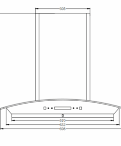 Máy Hút Mùi Kính Cong Faster Fs 700s Autoclean | Tự động Làm Sạch động Cơ| Bh Chính Hãng 2 Năm