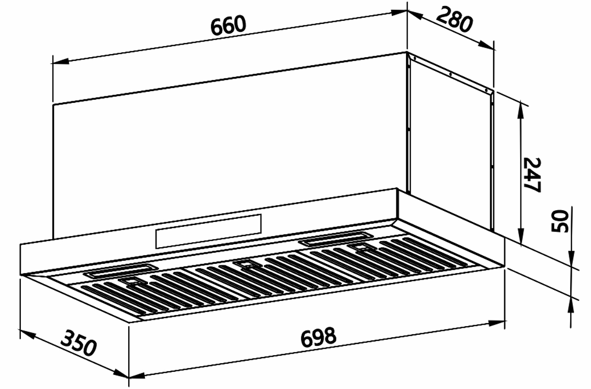 Máy Hút Khử Mùi âm Tủ Fsd 7035lcd Super