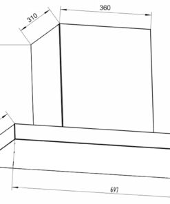 Máy Hút Mùi áp Tường Chữ T Inox 70cm Faster Fs 35ts Autoclean