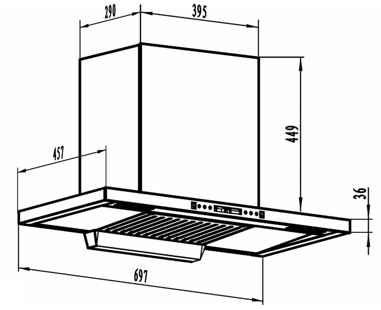 Máy Hút Mùi Tự động Làm Sạch Faster Fs 45ts Autoclean