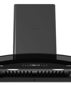 Máy Hút Mùi áp Tường Kính Cong Màu đen Cảm ứng 70cm Faster Fs 700b Autoclean