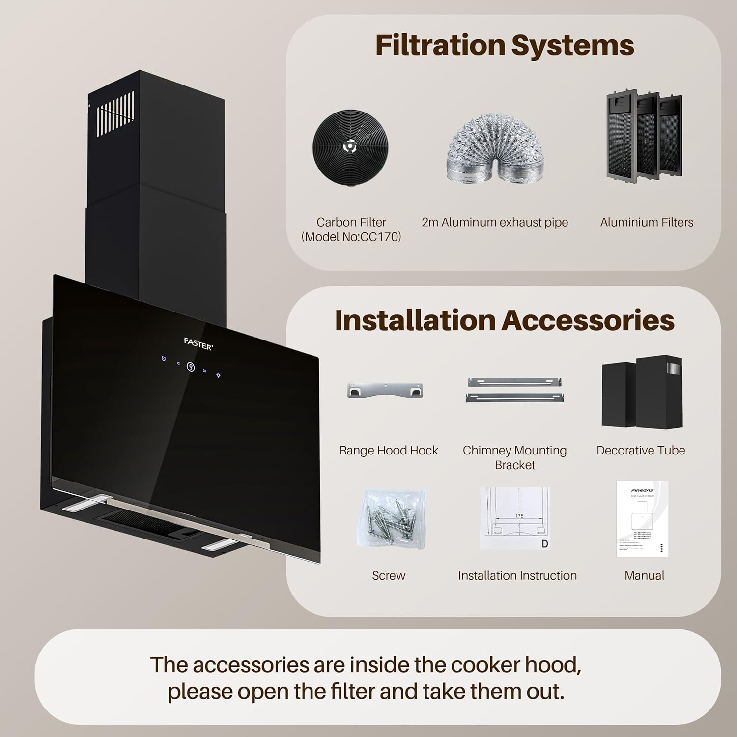 Máy Hút Mùi Faster Fs 1770