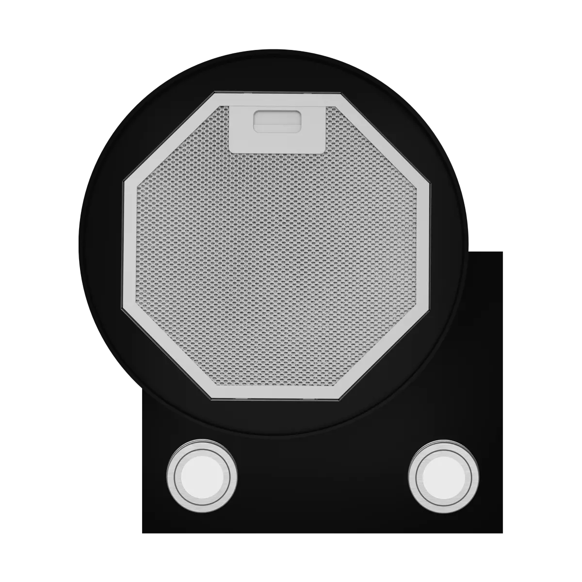 Máy Hút Mùi áp Tường Hình Trụ Màu đen Faster Tl 1336