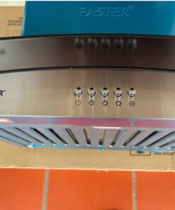 Máy Hút Mùi áp Tường Kính Cong Inox 70cm Faster Fs Ch370s