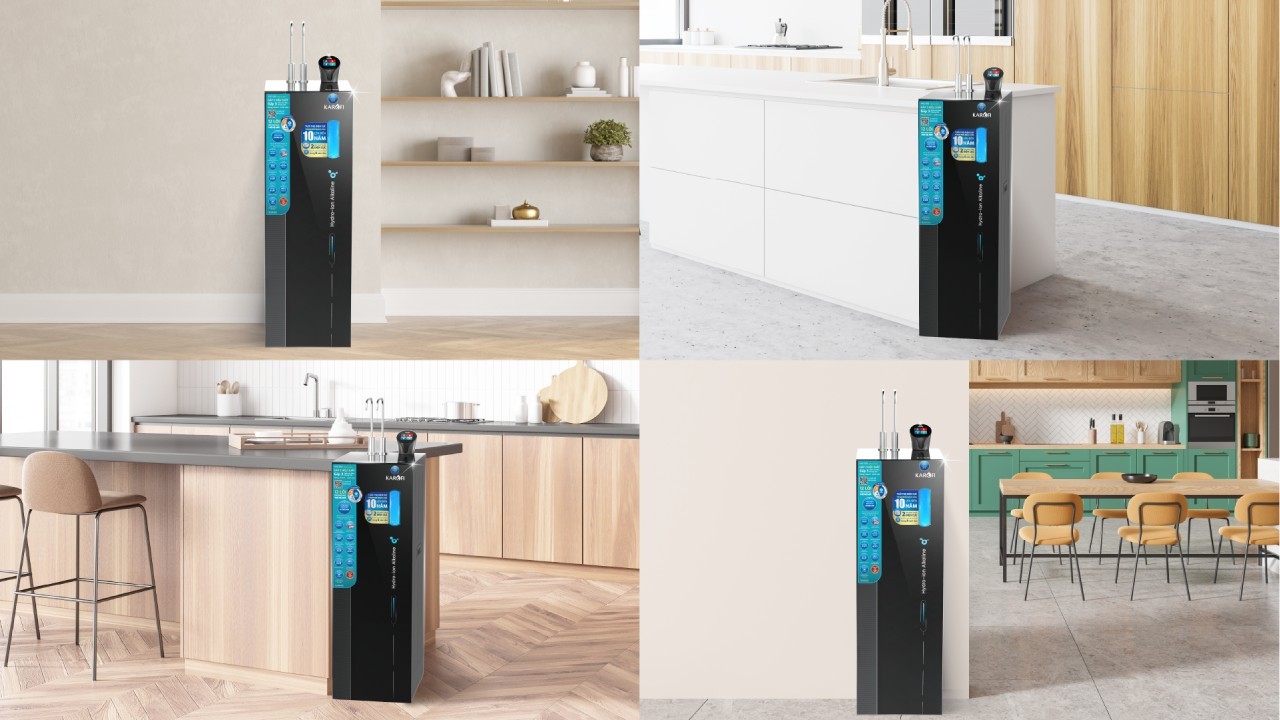 Máy Lọc Nước Nóng Lạnh Hydro Ion Kiềm Karofi Kae S86
