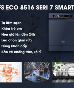 Máy Rửa Bát Nhập Khẩu Malaysia Eco 8516 Seri 7 Smart