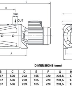 Máy Bơm Nước Chân Không Pentax Cam 100n/60 (1.0hp) 750w 220v