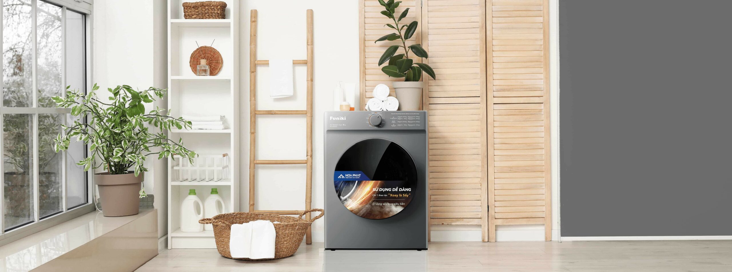 Máy Sấy Thông Hơi Funiki Hd V680ag 8kg