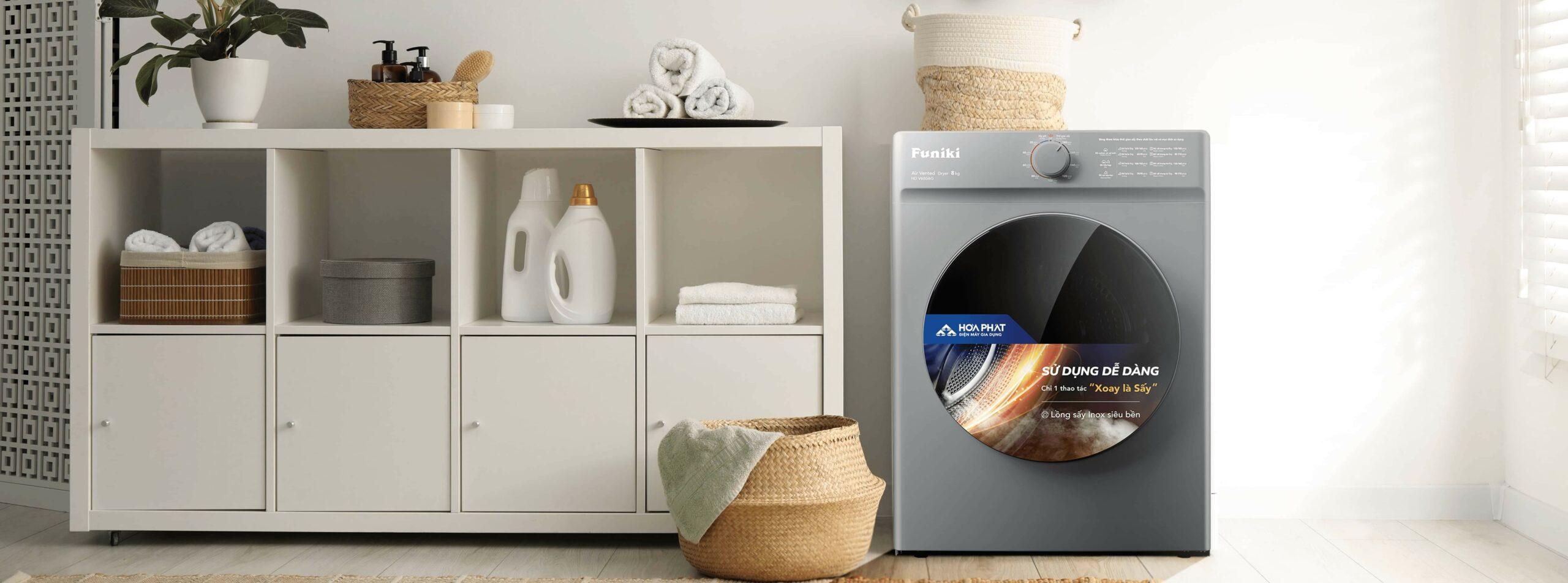 Máy Sấy Thông Hơi Funiki Hd V680ag 8kg